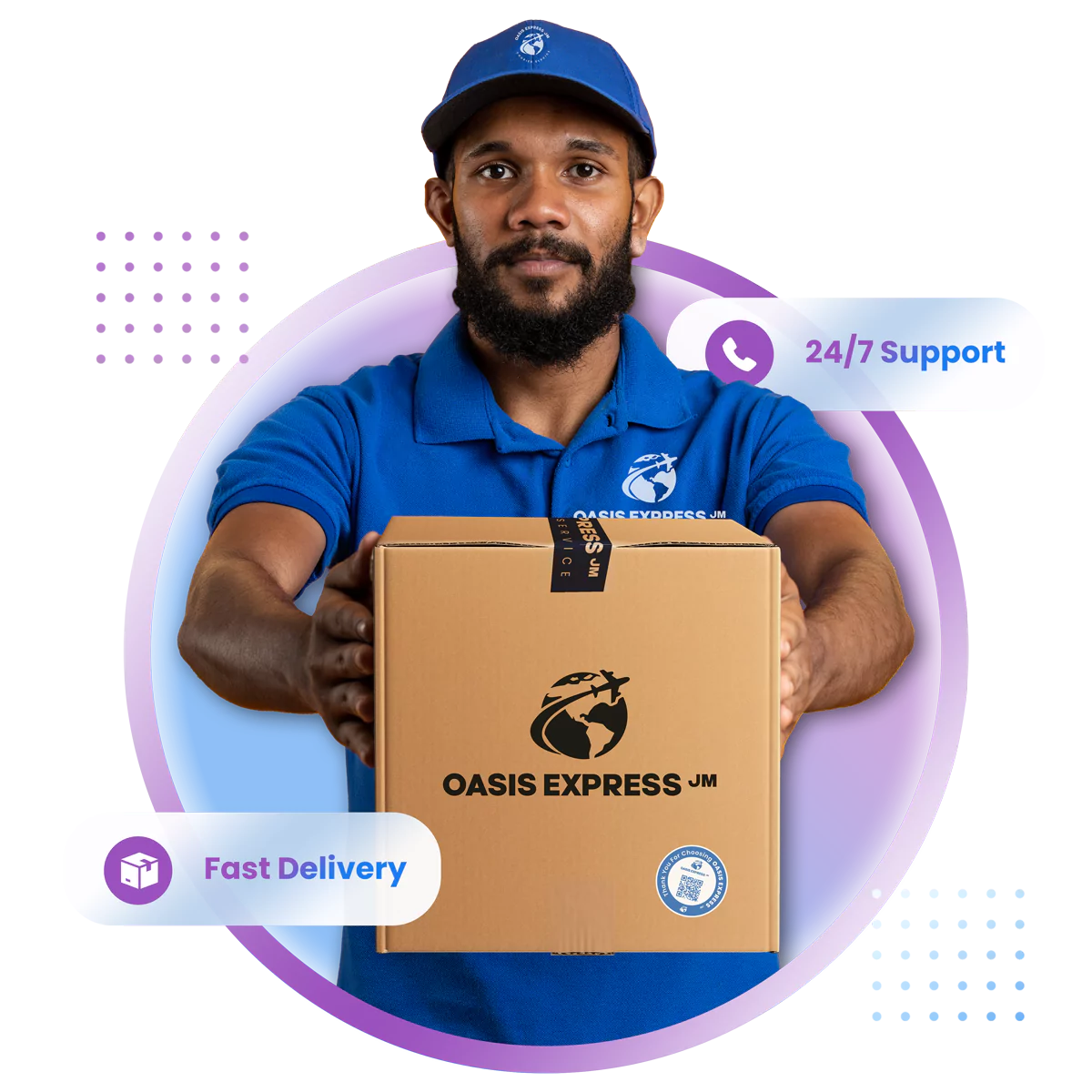 oasis express jm delivery guy